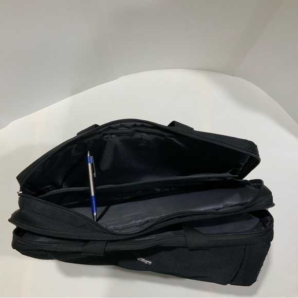 Mens Gray Solo Padded Laptop Computer Carrying Case Tote - Picture 5 of 9